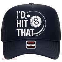 Funny Id Hit That 8 Eight Ball Billiards Pool Player Best Gift For Fan Hat thumb 0