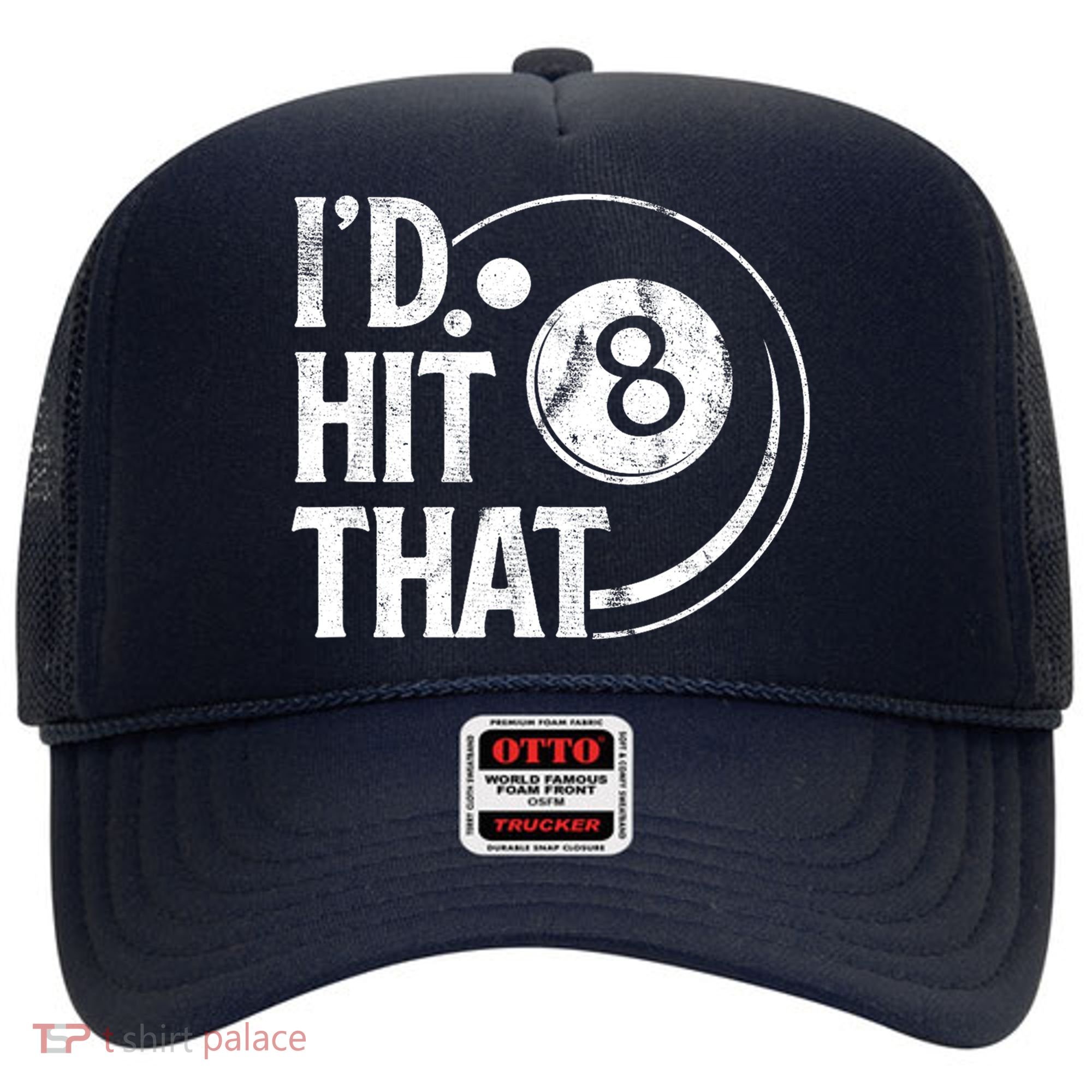 Funny Id Hit That 8 Eight Ball Billiards Pool Player Best Gift For Fan Hat