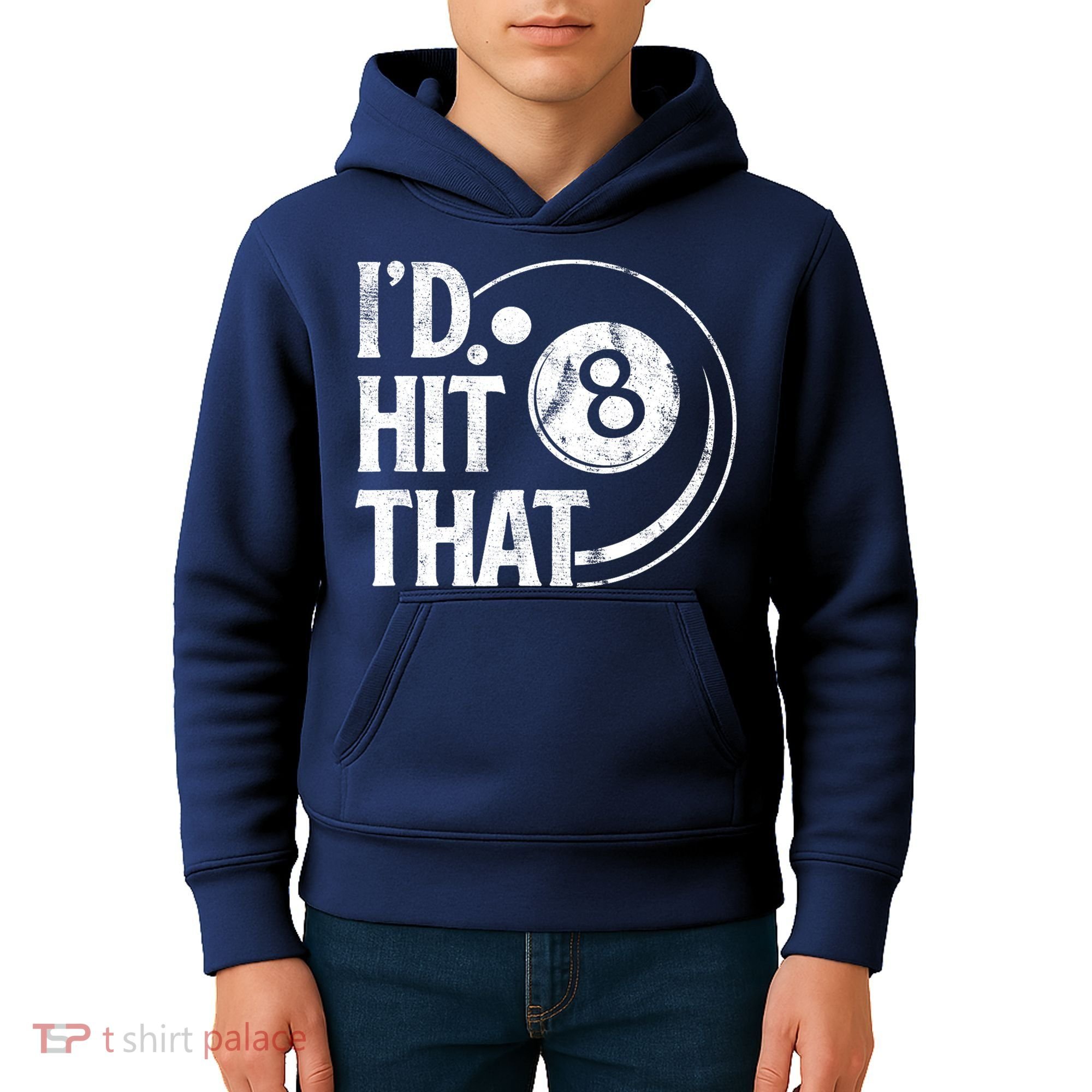 Funny Id Hit That 8 Eight Ball Billiards Pool Player Best Gift For Fan Kids Hoodie