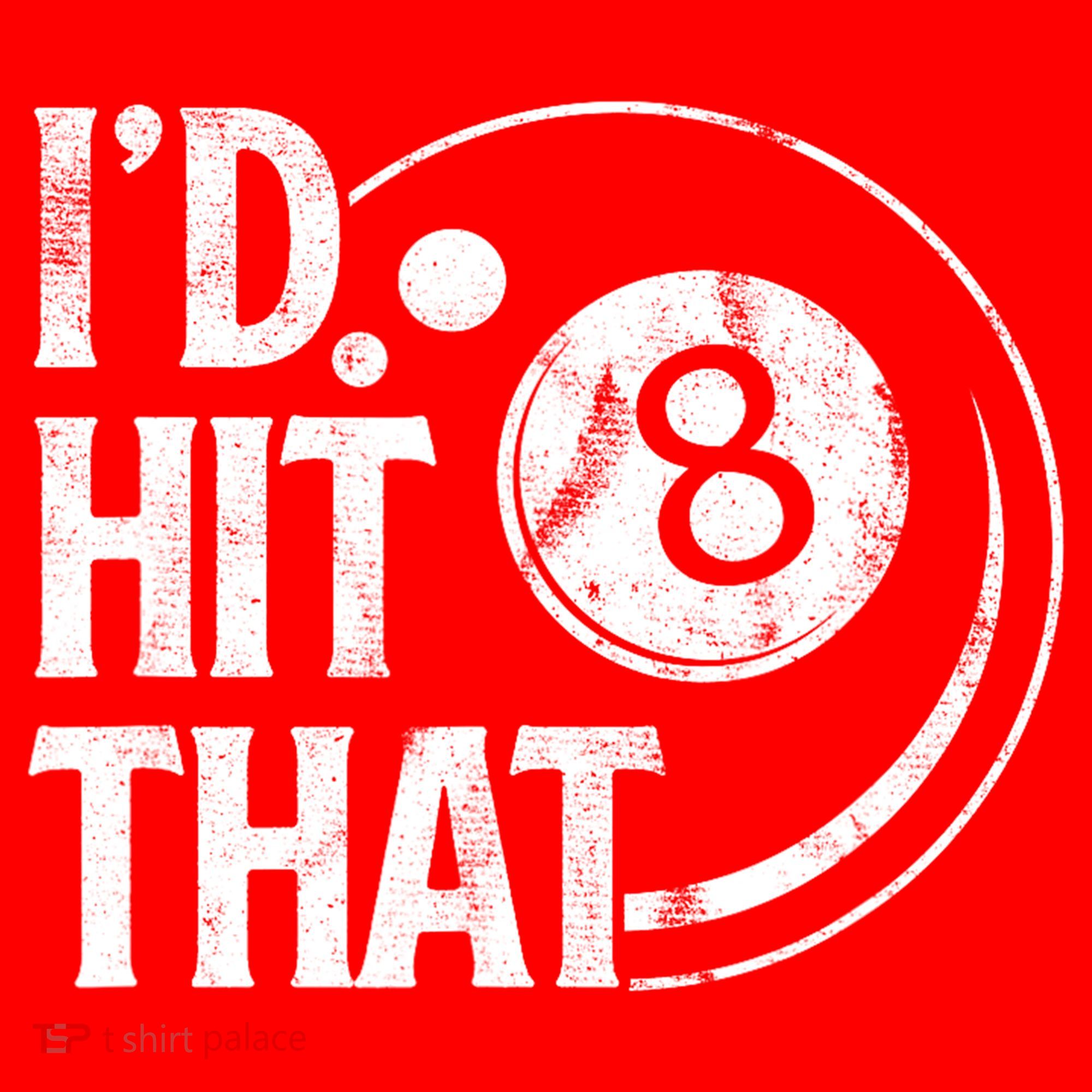 Funny Id Hit That 8 Eight Ball Billiards Pool Player Best Gift For Fan Santa Hat