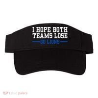 Funny I Hope Both Teams Lose Go Lions Visor thumb 0