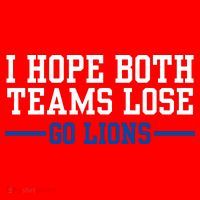 Funny I Hope Both Teams Lose Go Lions Santa Hat thumb 1