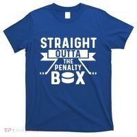 Funny Ice Hockey Player Straight Outta The Penalty Box Gift T-Shirt thumb 0