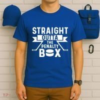 Funny Ice Hockey Player Straight Outta The Penalty Box Gift T-Shirt thumb 6