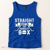 Funny Ice Hockey Player Straight Outta The Penalty Box Gift Tank Top thumb 2