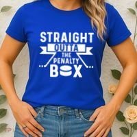 Funny Ice Hockey Player Straight Outta The Penalty Box Gift Women's T-Shirt thumb 2
