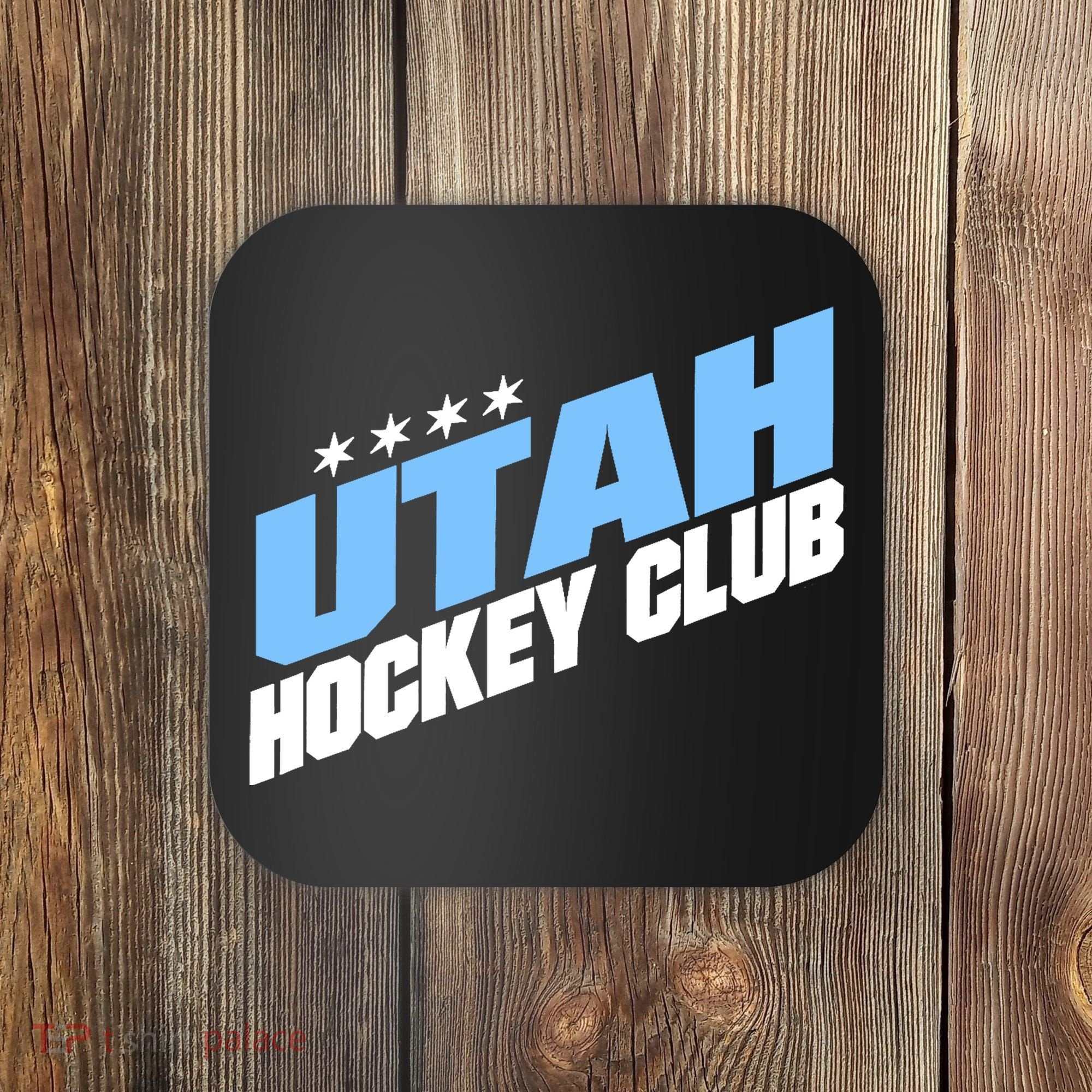 Funny Ice Hockey Player Gift For Utah Hockey Coaster