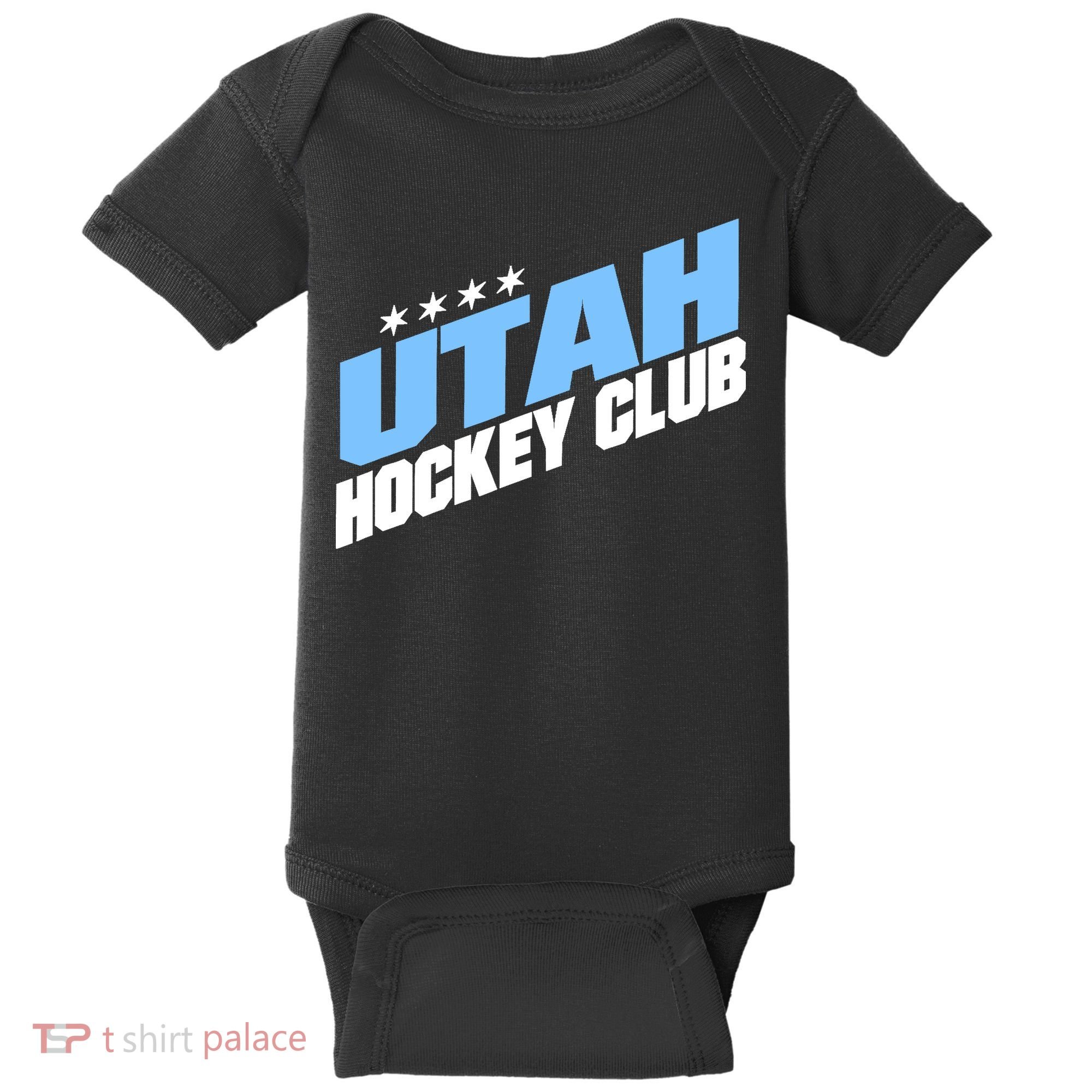 Funny Ice Hockey Player Gift For Utah Hockey Baby Bodysuit