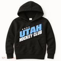 Funny Ice Hockey Player Gift For Utah Hockey Kids Hoodie thumb 0