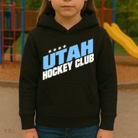 Funny Ice Hockey Player Gift For Utah Hockey Kids Hoodie thumb 3
