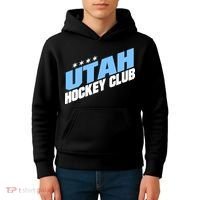 Funny Ice Hockey Player Gift For Utah Hockey Kids Hoodie thumb 4