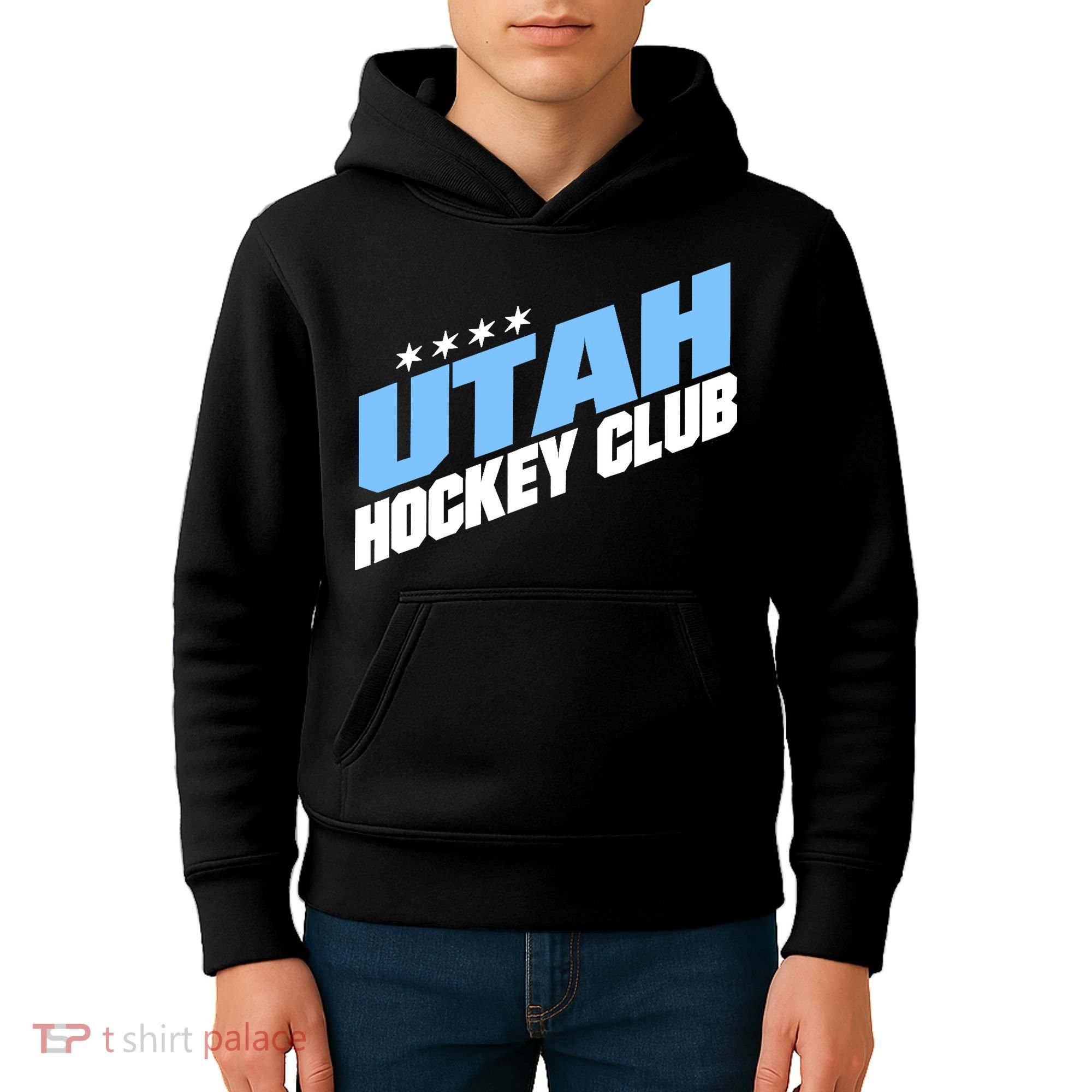 Funny Ice Hockey Player Gift For Utah Hockey Kids Hoodie