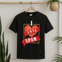 Funny I Heart Love Spam Canned Cooked Pork Food Lover Spam T-Shirt thumb 2