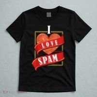 Funny I Heart Love Spam Canned Cooked Pork Food Lover Spam T-Shirt thumb 5