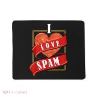 Funny I Heart Love Spam Canned Cooked Pork Food Lover Spam Mousepad thumb 0