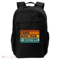 Funny I Have Four Questions Passover Backpack thumb 0