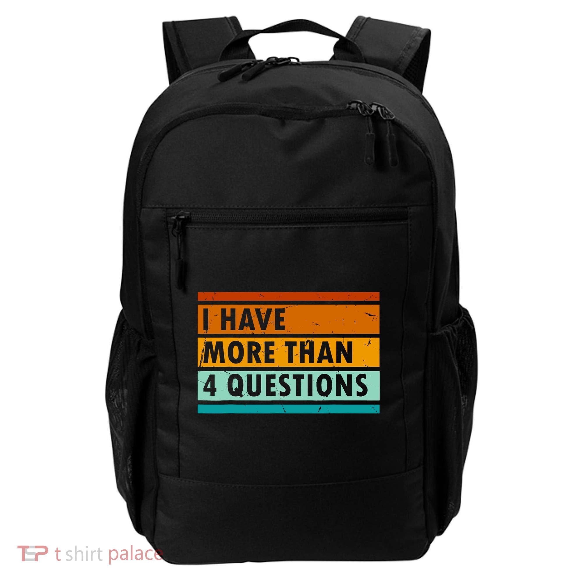 Funny I Have Four Questions Passover Backpack