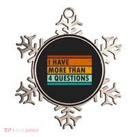 Funny I Have Four Questions Passover Ornament thumb 0