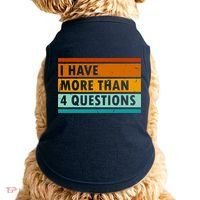 Funny I Have Four Questions Passover Doggie Tank thumb 0