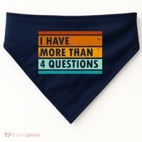 Funny I Have Four Questions Passover USA-Made Doggie Bandana thumb 0
