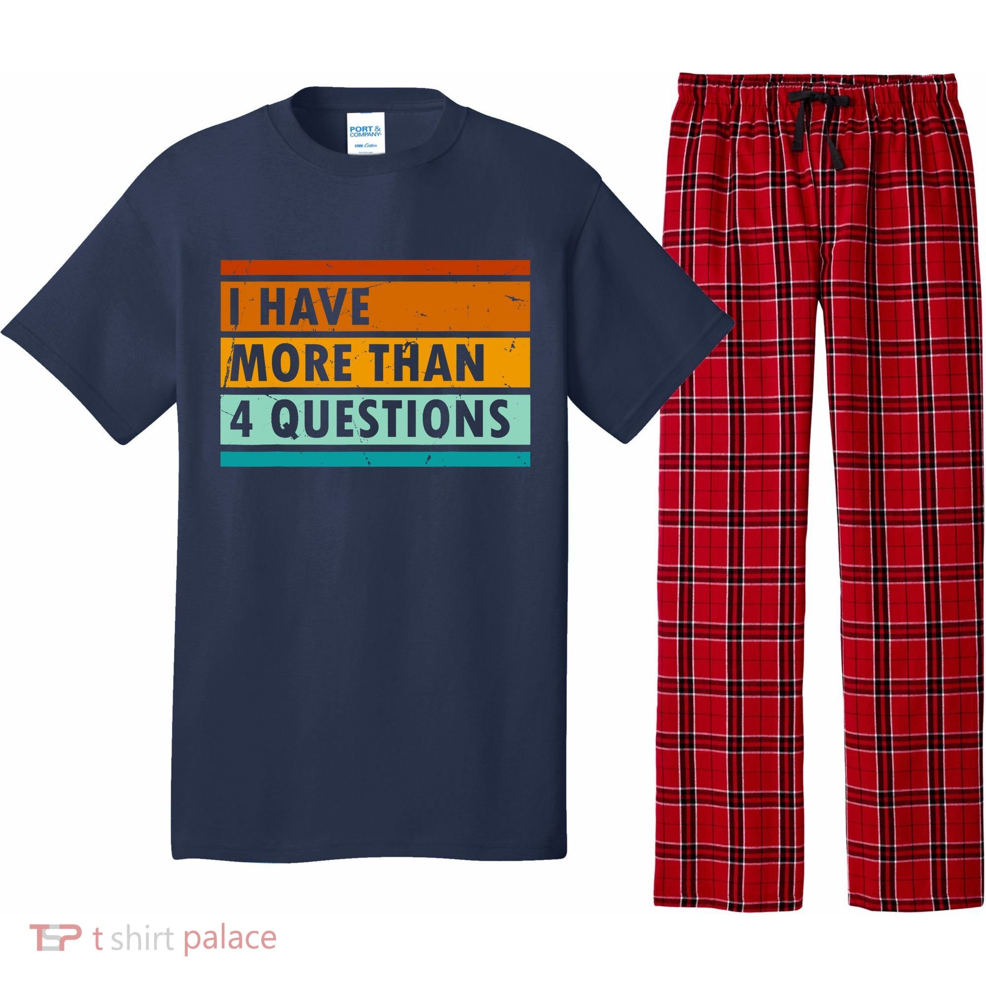 Funny I Have Four Questions Passover Pajama Set
