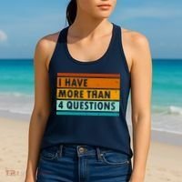Funny I Have Four Questions Passover Women's Tank Top thumb 2
