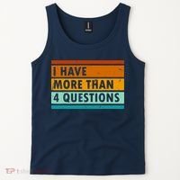Funny I Have Four Questions Passover Tank Top thumb 2