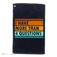 Funny I Have Four Questions Passover Golf Towel thumb 0