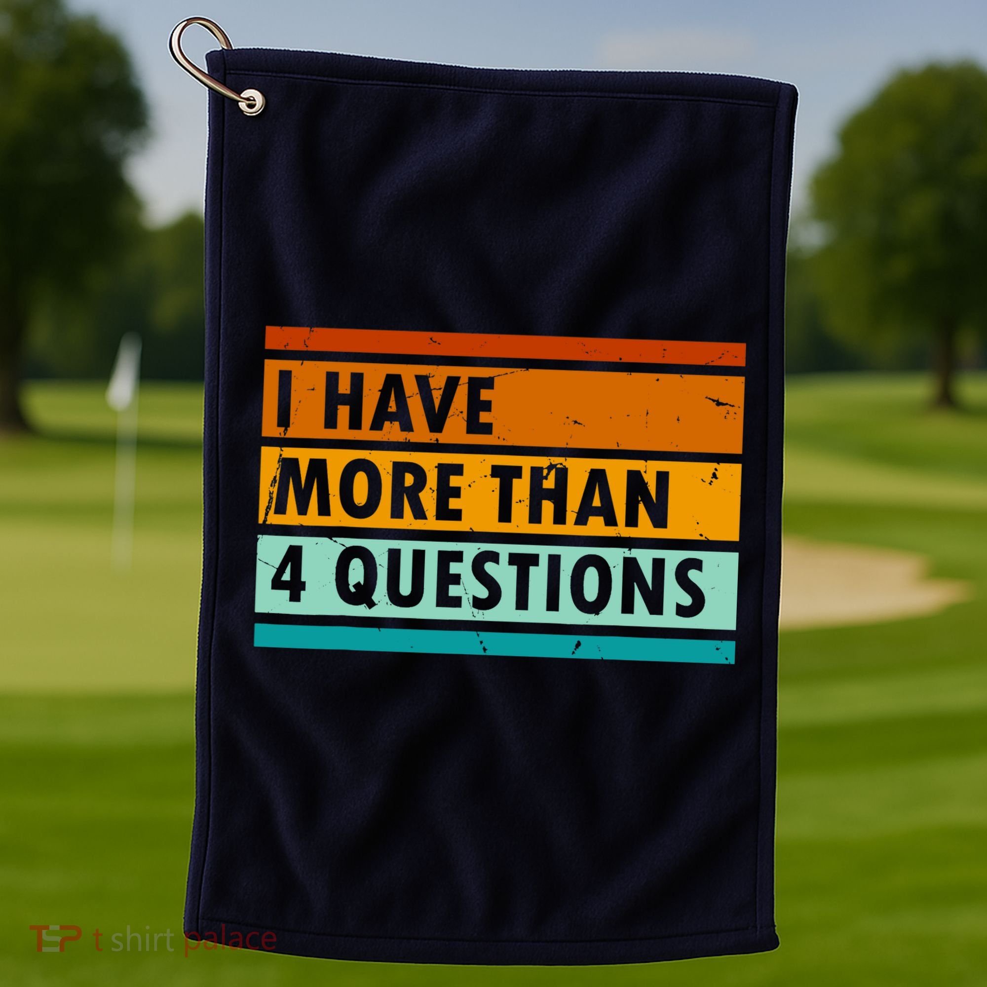 Funny I Have Four Questions Passover Golf Towel