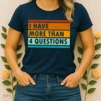 Funny I Have Four Questions Passover Women's T-Shirt thumb 2