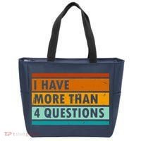 Funny I Have Four Questions Passover Tote Bag thumb 0
