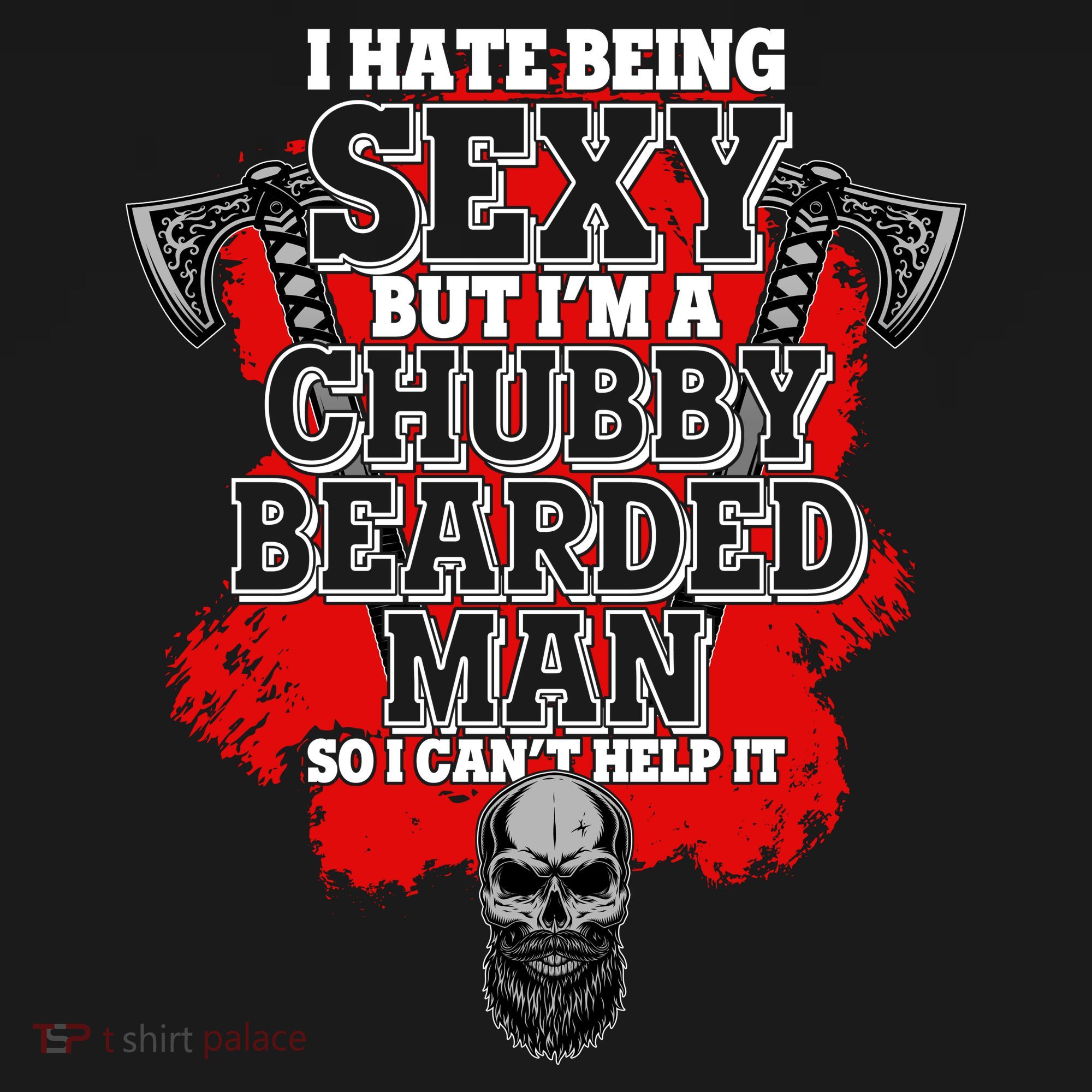 Funny I Hate Being Sexy But Im A Chubby Bearded Man So I CanT Help It Coaster