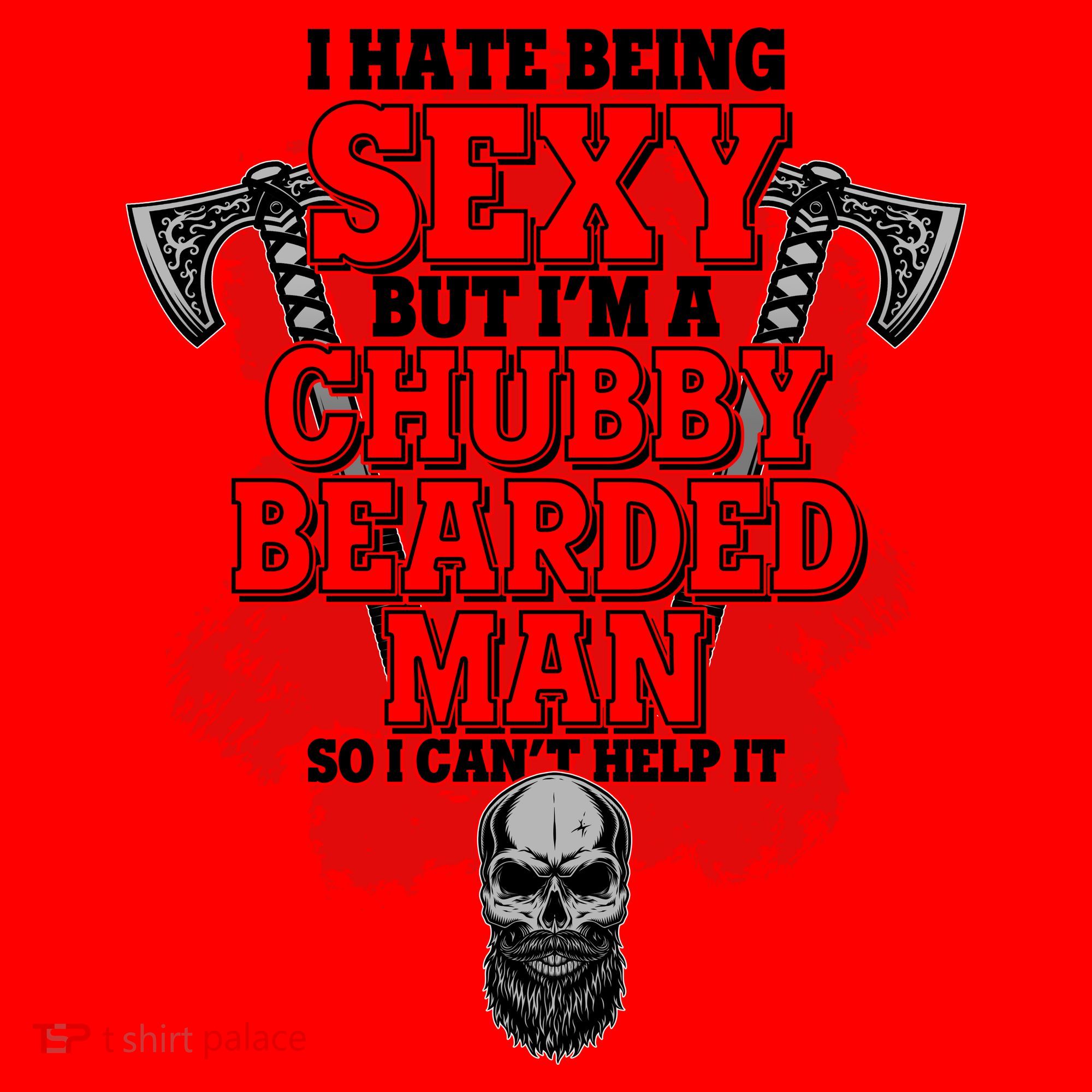 Funny I Hate Being Sexy But Im A Chubby Bearded Man So I CanT Help It Santa Hat