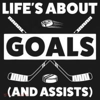 Funny Ice Hockey For Boy Lifes About Goals Gift Doggie Tank thumb 4