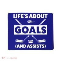 Funny Ice Hockey For Boy Lifes About Goals Gift Mousepad thumb 0
