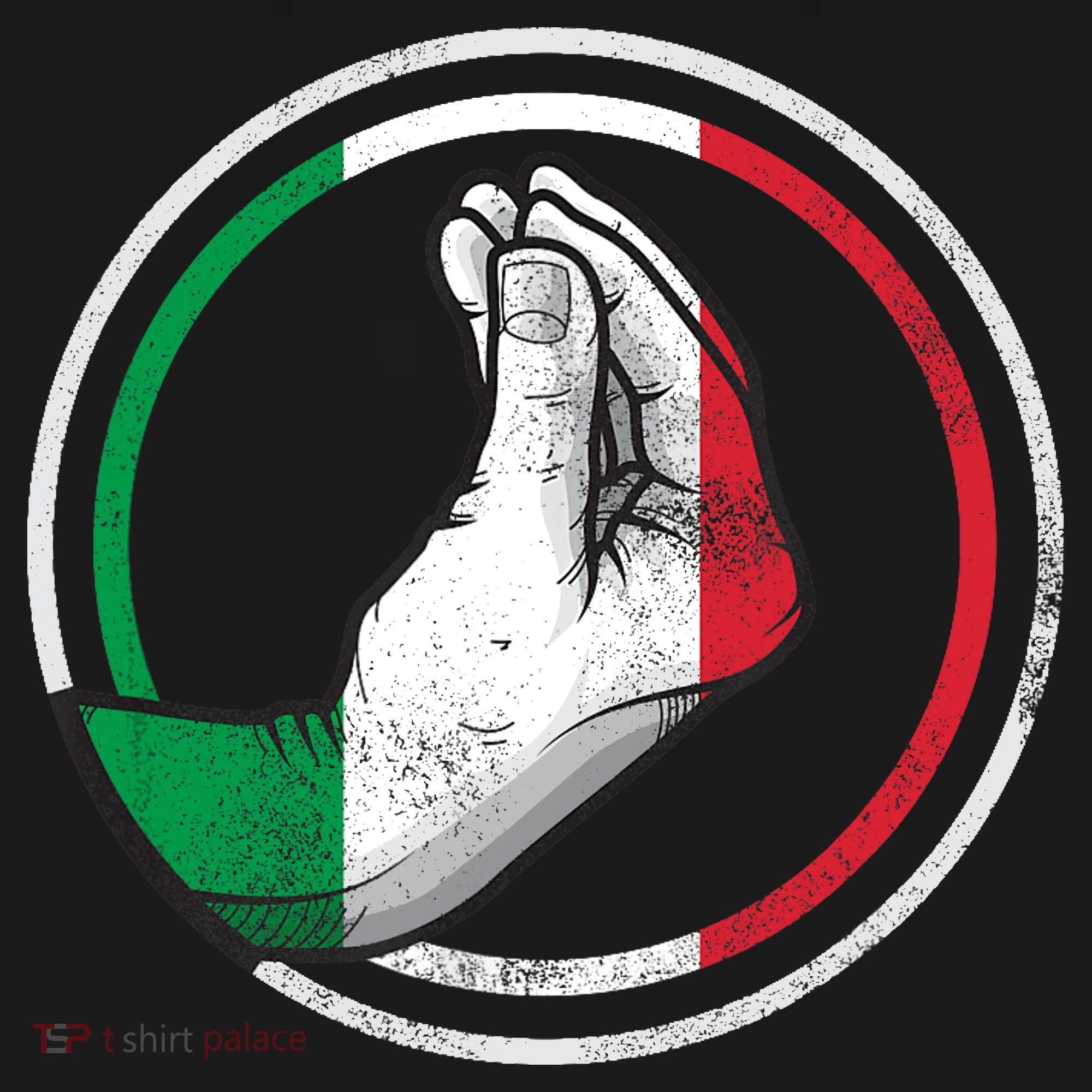 Funny Italy Hand Gesture Italian Flag Backpack