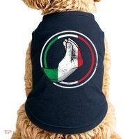 Funny Italy Hand Gesture Italian Flag Doggie Tank thumb 0