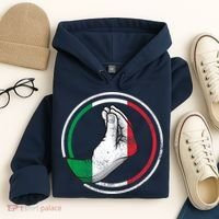 Funny Italy Hand Gesture Italian Flag Hoodie thumb 4