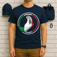 Funny Italy Hand Gesture Italian Flag T-Shirt thumb 6