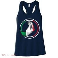 Funny Italy Hand Gesture Italian Flag Women's Tank Top thumb 0