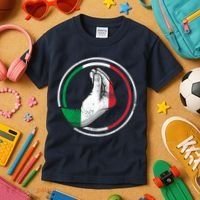 Funny Italy Hand Gesture Italian Flag Kids T-Shirt thumb 3
