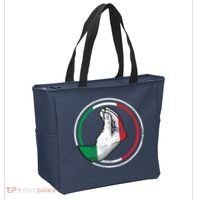 Funny Italy Hand Gesture Italian Flag Tote Bag thumb 2