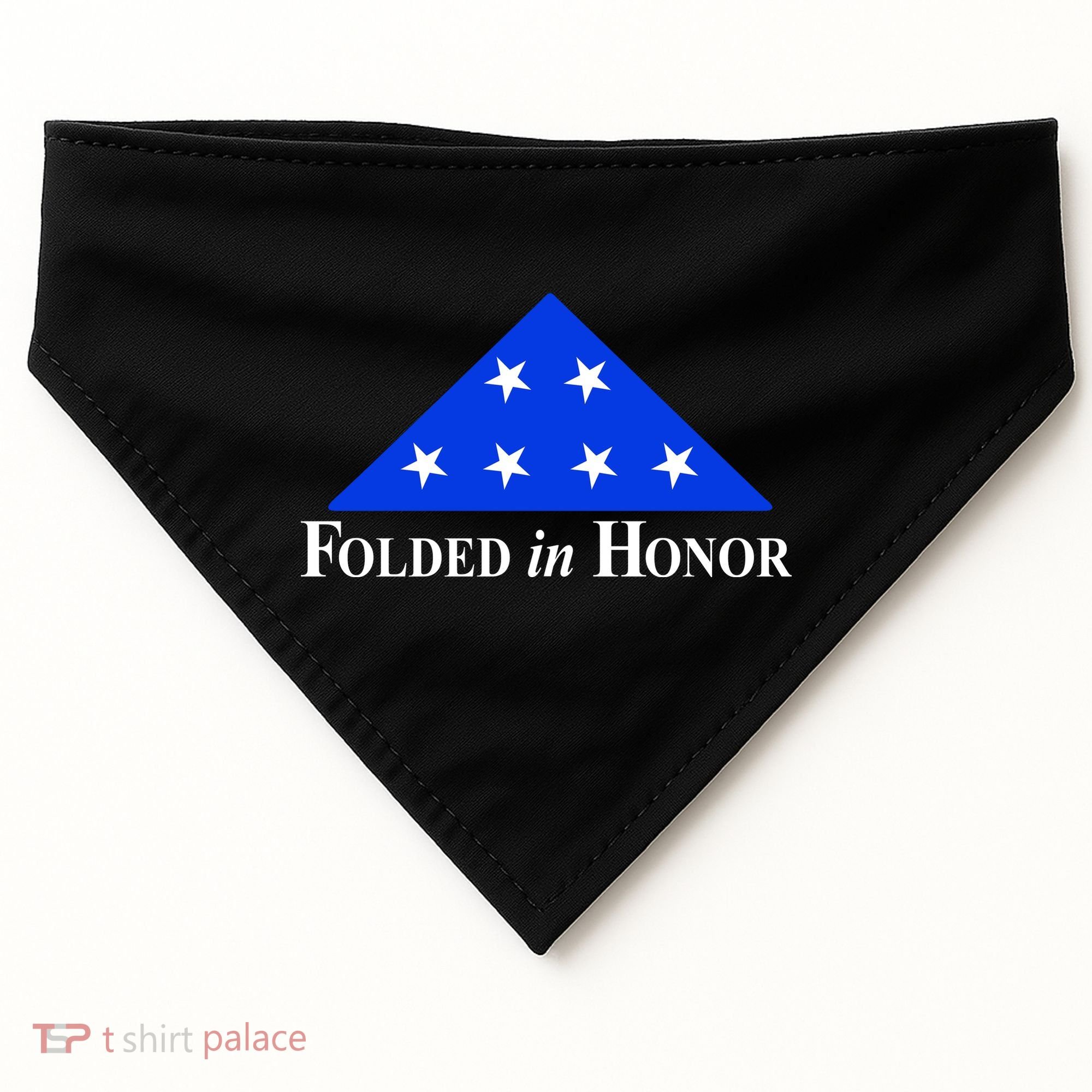 Folded In Honor USA-Made Doggie Bandana