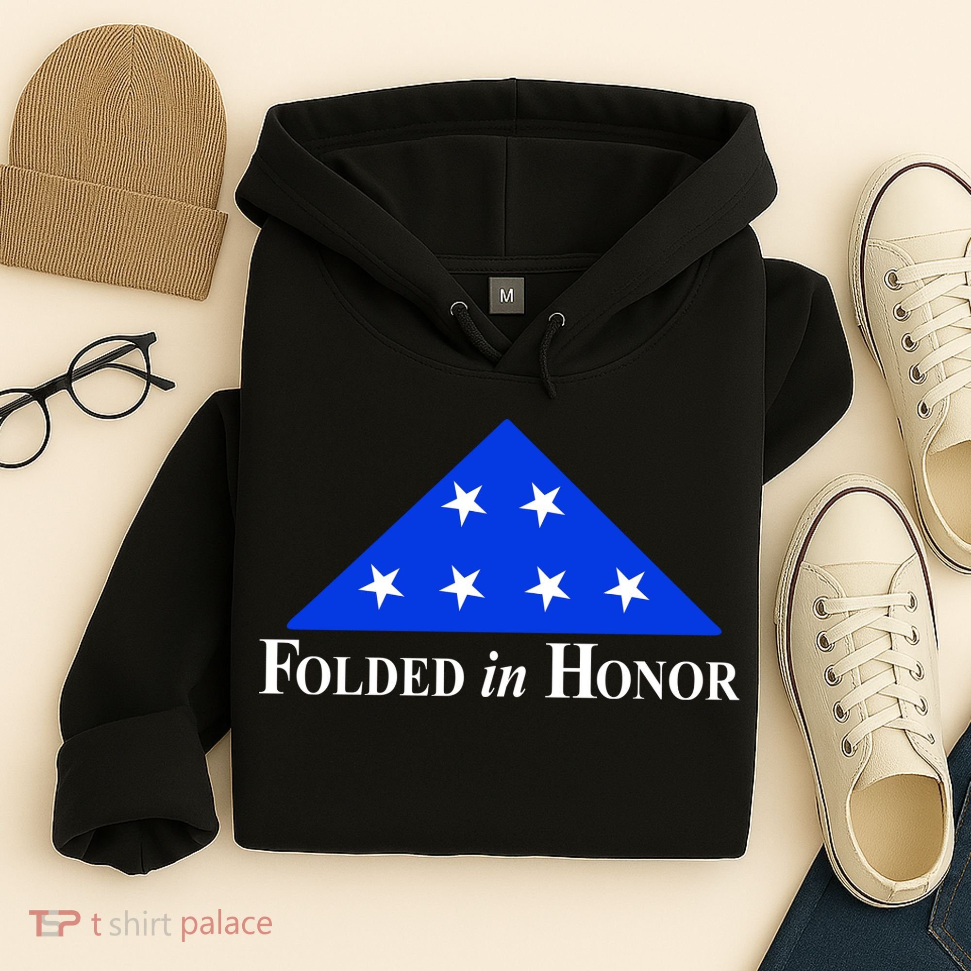 Folded In Honor Hoodie