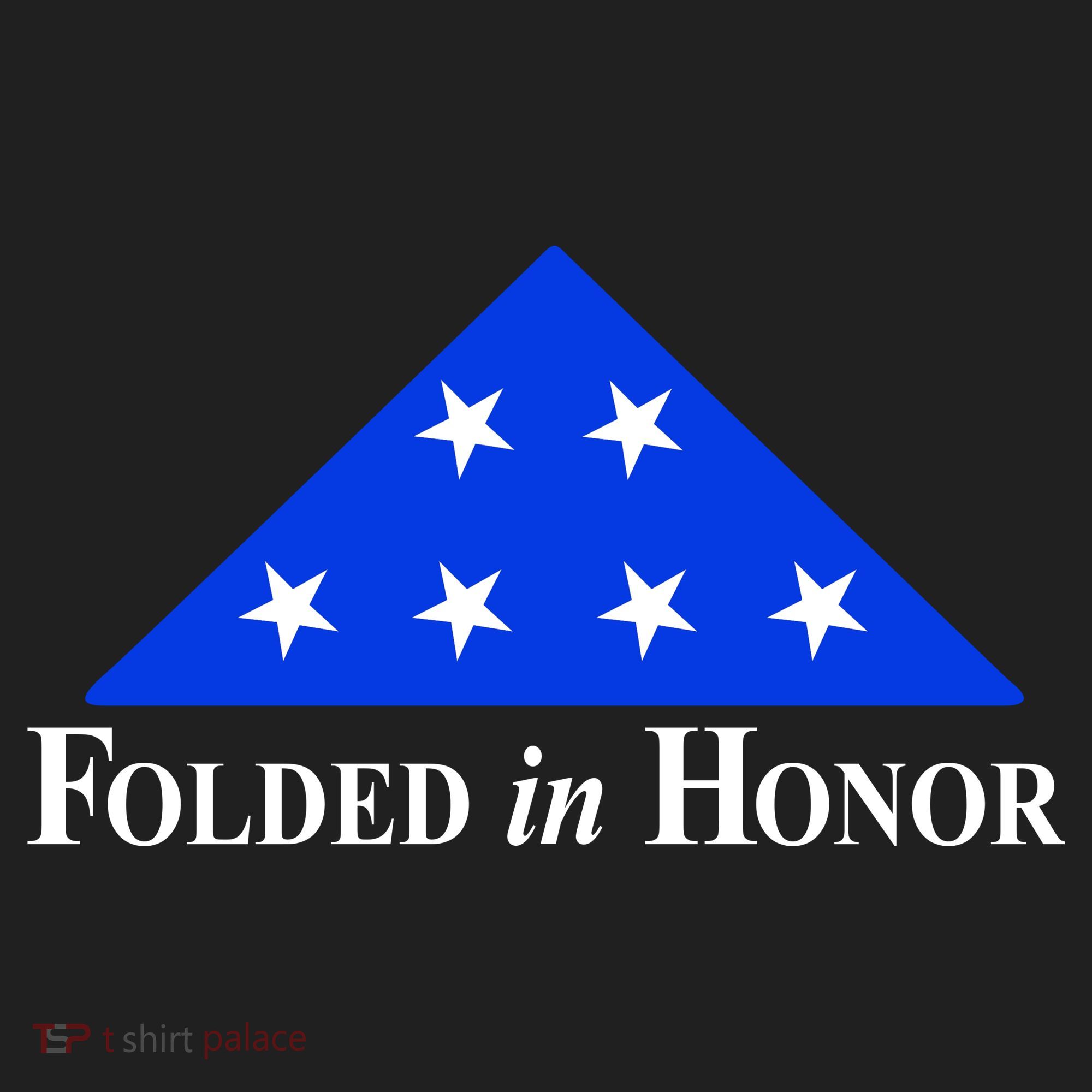 Folded In Honor Golf Towel