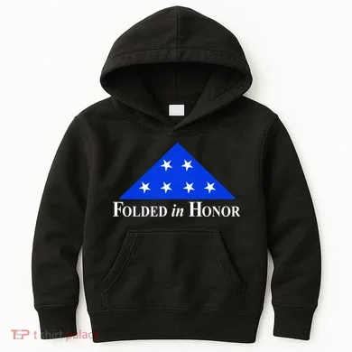 Folded In Honor Kids Hoodie