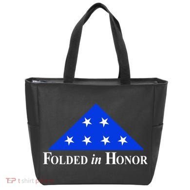 Folded In Honor Tote Bag