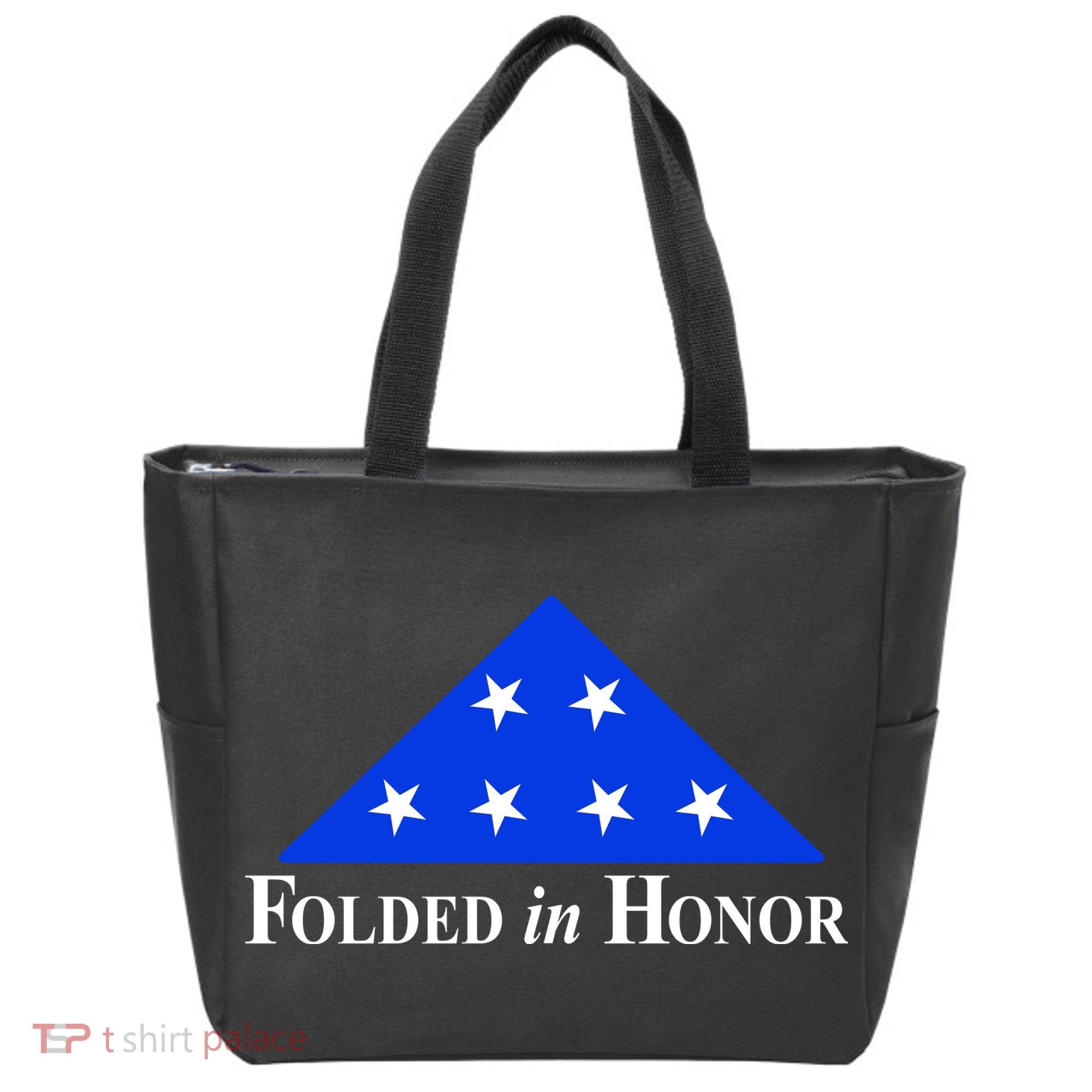 Folded In Honor Tote Bag