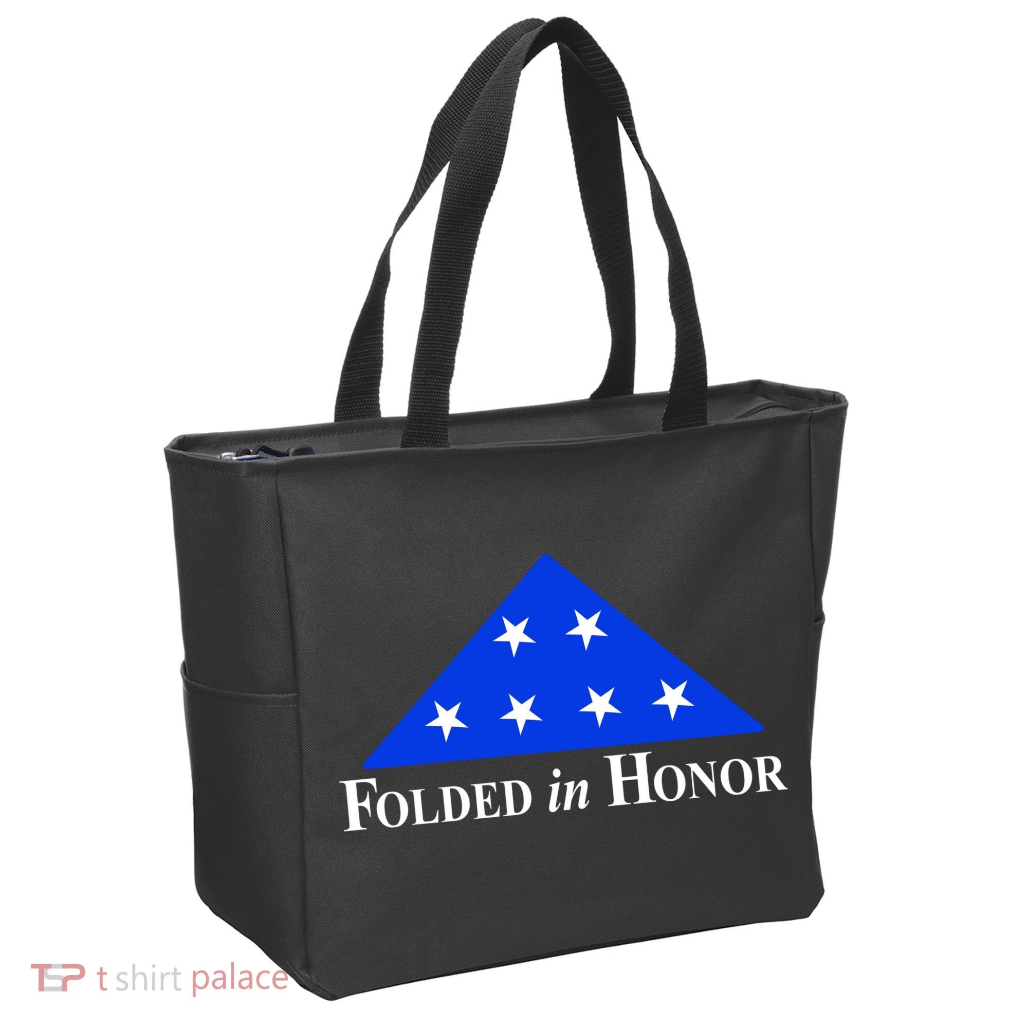 Folded In Honor Tote Bag