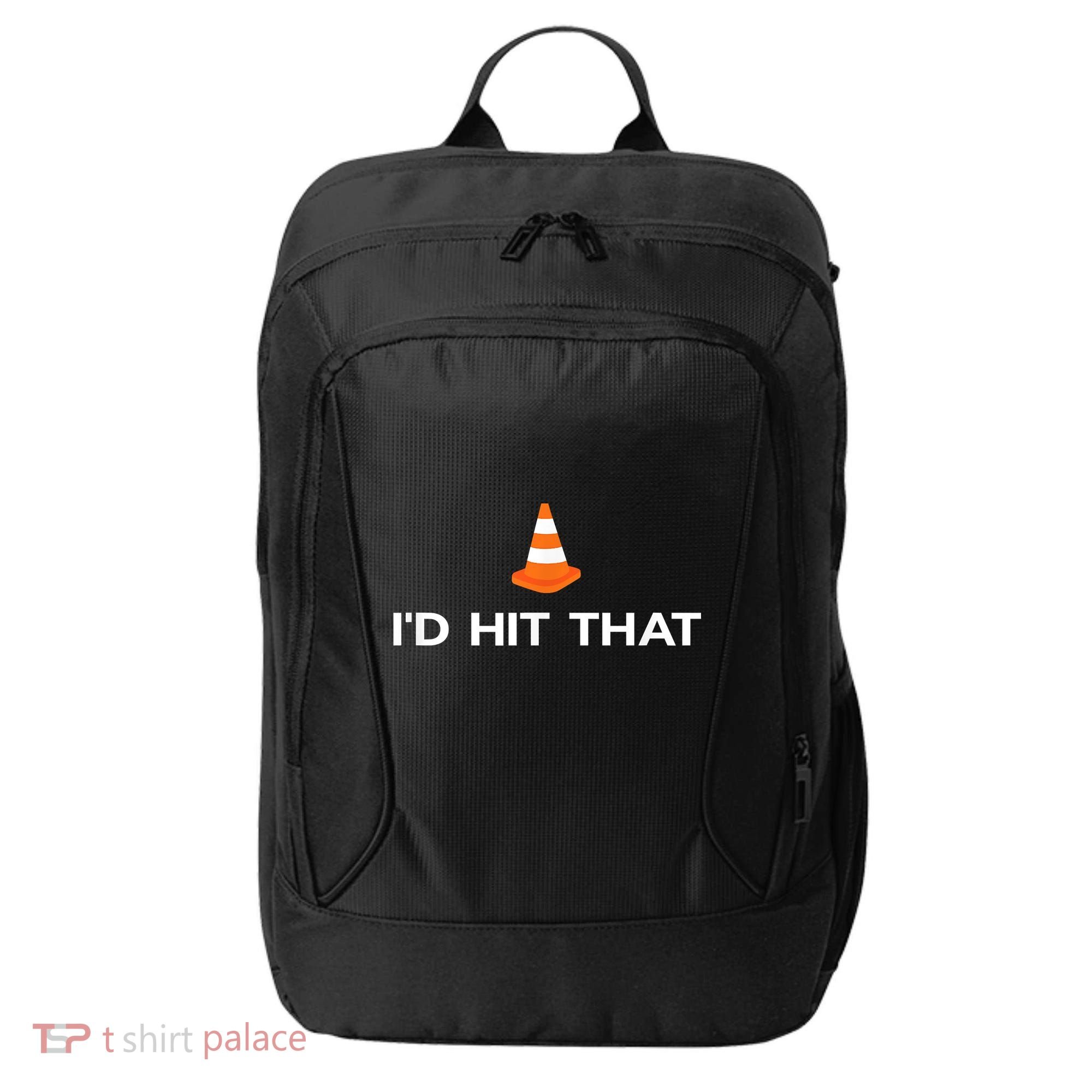 Funny I'd Hit That Traffic Cone Pun City Backpack
